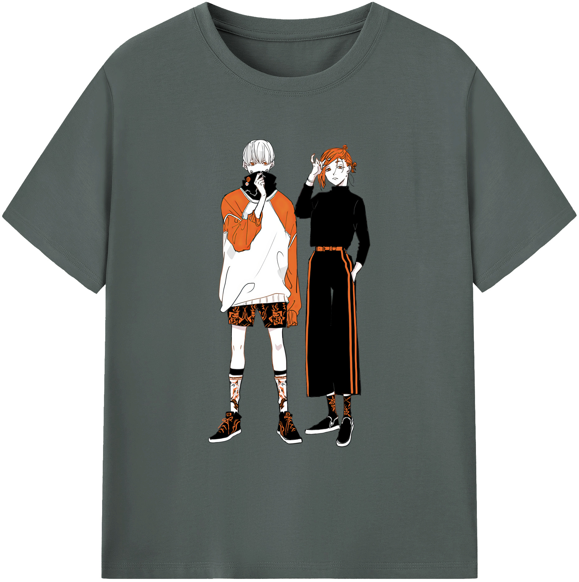 （画像用） 呪術廻戦 Jujutsu Kaisen 綿100％ メンズ半袖Tシャツ｜肌触りやわらか＆通気性
